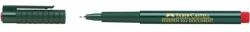 Faber-Castell Tűfilc, 0, 4 mm, FABER-CASTELL "Finepen 1511", piros (TFC263282) - tintasziget