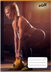 Victoria Füzet, tűzött, A5, vonalas, 32 lap, 4-8. osztály, COOL BY VICTORIA, "Fitness life", "21-32 (ISVFC51) - tintasziget