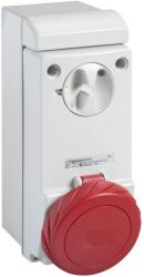 Schneider Electric Schneider PKB63P534 UNIKA Falra szerelhető, reteszelhető aljzat, 3P+F, 6h, 63A, 415V, IP65, védelem nélkül (PKB63P534)