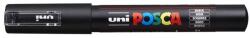 uni Dekormarker, 0, 7-1, 0 mm, UNI "Posca PC-1M", fekete (TUPC1MFK) - tintasziget