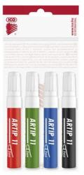 ICO Flipchart marker készlet, 1-3 mm, kúpos, ICO "Artip 11", 4 különböző szín (TICA11V4) - tintasziget