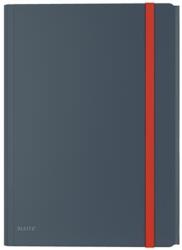 Leitz Gumis mappa, extra tasakkal, PP, A4, LEITZ "Cosy", bársonyszürke (E46190089) - tintasziget