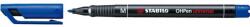 STABILO Alkoholos marker, 1 mm, STABILO "OHPen M", kék (TST84341) - tintasziget