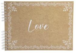 Exacompta Fotóalbum, spirál, 32x22 cm, 25 lap, EXACOMPTA "KRAFT", mintás (EX16234E) - tintasziget