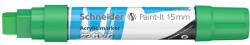 Schneider Dekormarker, akril, 15 mm, SCHNEIDER "Paint-It 330", zöld (TSC330Z) - tintasziget