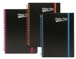 Pukka Pad Spirálfüzet, A5, vonalas, 100 lap, PUKKA PAD, "Neon notepad (PUPN7663V) - tintasziget