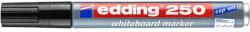 edding Tábla- és flipchart marker, 1-3 mm, kúpos, EDDING "250", fekete (TED250FK) - tintasziget