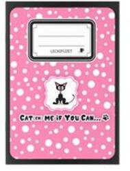 ICO Füzet, tűzött, A5, lecke, 34 lap, ICO "Cats-dots (TICSULFCD) - tintasziget