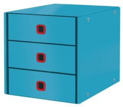 Leitz Irattároló, laminált karton, 3 fiókos, LEITZ "Cosy Click&Store", nyugodtkék (E53680061) - tintasziget
