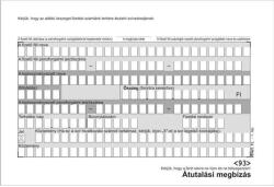 Victoria Paper Nyomtatvány, átutalási megbízás, kézi, 500x2, A6, VICTORIA PAPER "PFNY 11 (NVPANY11) - tintasziget