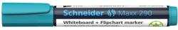 Schneider Tábla- és flipchart marker, 2-3 mm, kúpos, SCHNEIDER "Maxx 290", türkizkék (TSC290T) - tintasziget