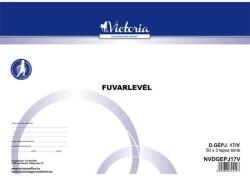 Victoria Paper Nyomtatvány, fuvarlevél, 50x3, A4, fekvő, VICTORIA PAPER "D. GÉPJ. 17", 10 tömb/csomag (NVDGEPJ17V) - tintasziget