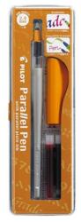 Pilot Töltőtoll, 0, 5-2, 4 mm, narancssárga kupak, PILOT "Parallel Pen (PPP24N) - tintasziget