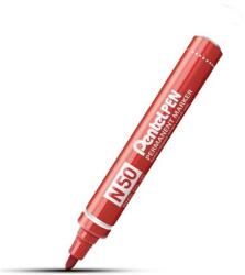 Pentel Alkoholos marker, 2 mm, kúpos, PENTEL "N50", piros (PENN50BE) - tintasziget