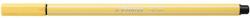 STABILO Filctoll, 1 mm, STABILO "Pen 68", világossárga (TST68231) - tintasziget