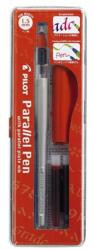 Pilot Töltőtoll, 0, 1-1, 5 mm, piros kupak, PILOT "Parallel Pen (PPP15) - tintasziget