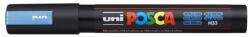 uni Dekormarker, 1, 8-2, 5 mm, UNI "Posca PC-5M", metálkék (TUPC5MMK) - tintasziget