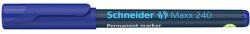 Schneider Alkoholos marker, 1-2 mm, kúpos, SCHNEIDER "Maxx 240", kék (TSC240K) - tintasziget