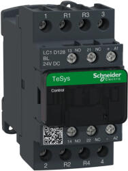 Schneider Electric LC1D128BL Kisfogy. DC mágneskapcsoló, 25A (AC1), csavaros csatlakozás 2Z+2NY pólus (LC1D128BL)