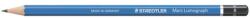STAEDTLER Grafitceruza, B, hatszögletű, STAEDTLER "Mars Lumograph 100 (TS100B) - tintasziget