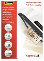 Fellowes Meleglamináló fólia, 125 mikron, 75x105 mm, fényes, 100 db, FELLOWES (IFW53069) - tintasziget