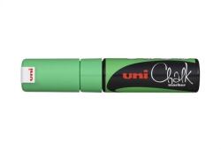 uni Krétamarker, 8 mm, UNI "PWE-8K", fluor zöld (TUPWE8KZ) - tintasziget