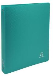 Exacompta Gyűrűs könyv, 4 gyűrű, 40 mm, A4, PP, EXACOMPTA, sötétzöld (EX512803E) - tintasziget