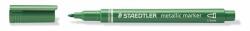 STAEDTLER Dekormarker, 1-2 mm, kúpos, STAEDTLER "8323", metálzöld (TS8323553) - tintasziget