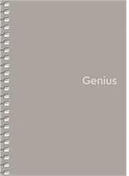Shkolyaryk Publishing House Spirálfüzet, A6, kockás, 80 lap, PP borító, SHKOLYARYK "Genius", vegyes (SB806807K) - tintasziget