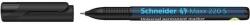 Schneider Alkoholos marker, OHP, 0, 4 mm, SCHNEIDER "Maxx 220 S", fekete (TSC220FK) - tintasziget