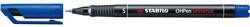 STABILO Alkoholos marker, 0, 4 mm, STABILO "OHPen S", kék (TST84141) - tintasziget