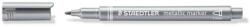 STAEDTLER Dekormarker, 1-2 mm, kúpos, STAEDTLER "8323", ezüst (TS832381) - tintasziget