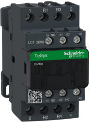 Schneider Electric LC1D098G7 AC mágneskapcsoló, 20A (AC1), csavaros csatlakozású, 2Z+2NYpólus (LC1D098G7)
