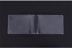  Diák- és igazolványtartó, többlapos, PVC, átlátszó (ISKE195) - tintasziget