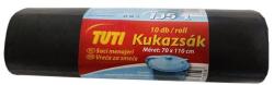 TUTI Szemeteszsák, 135 l, 10 db, 70x110 cm, 17 , TUTI, fekete (KHT196) - tintasziget