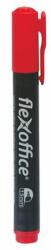 FlexOffice Alkoholos marker, 1, 5 mm, kúpos, FLEXOFFICE "PM03", piros (FOPM03P) - tintasziget