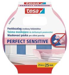 tesa Festő- és mázolószalag, érzékeny felületekhez, 25 mm x 25 m, TESA "Perfect Sensitive (TE56260) - tintasziget