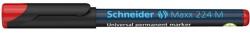 Schneider Alkoholos marker, OHP, 1 mm, SCHNEIDER "Maxx 224 M", piros (TSC224P) - tintasziget
