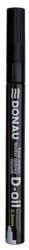 DONAU Lakkmarker, 2, 2 mm, S, DONAU "D-oil", fekete (D7366FK) - tintasziget