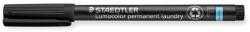STAEDTLER Textil jelölő alkoholos marker, 0, 6 mm, kúpos, STAEDTLER "Lumocolor® laundry 319 LM", fekete (TS319LMF9) - tintasziget - 829 Ft