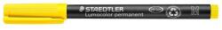 STAEDTLER Alkoholos marker, OHP, 1 mm, STAEDTLER "Lumocolor® 317 M", sárga (TS3171) - tintasziget