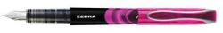 Zebra Töltőtoll, 0, 6 mm, ZEBRA "Fountain pen", pink (TZ19678) - tintasziget