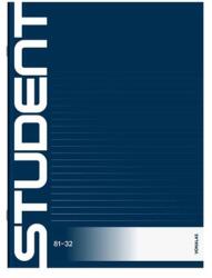 ICO Füzet, tűzött, A4, vonalas, 32 lap, ICO "Student", "81-32 (TICSFV)