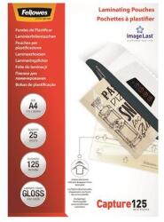 Fellowes Meleglamináló fólia, 125 mikron, A4, fényes, 25 db, FELLOWES (IFW53963) - tintasziget