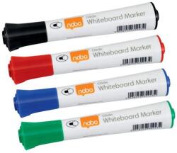 Nobo Táblamarker, kúpos hegyű, 2 mm, 10 db, NOBO "Glide", vegyes (VN5268) - tintasziget