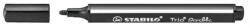 STABILO Filctoll, 1, 5-2 mm, rugós hegy, STABILO "Trio Scribbi", fekete (TST368946) - tintasziget