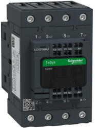 Schneider Electric LC1DT80A3P7 4 pólusú Everlink mágneskapcsoló AC1 415V 80A rugós vezérlő sorkapoccsal 230V AC 50/60Hz (LC1DT80A3P7)