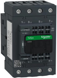 Schneider Electric LC1DT80A3BD 4 pólusú Everlink mágneskapcsoló AC1 415V 80A rugós vezérlő sorkapoccsal 24V DC (LC1DT80A3BD)