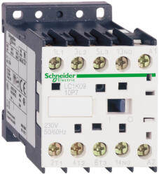 Schneider Electric LC1K1601P5 TeSys LC1K AC mágneskapcsoló 16A, 1 nyitó, AC, 230VAC tekercsfeszültség, 50Hz (LC1K1601P5)
