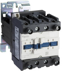 Schneider Electric LP1D40008BD AC mágneskapcsoló, 60A (AC1), csavaros csatlakozású, 2Z+2NY pólusú, 18, 5KW/400V 40A 24VDC (LP1D40008BD)